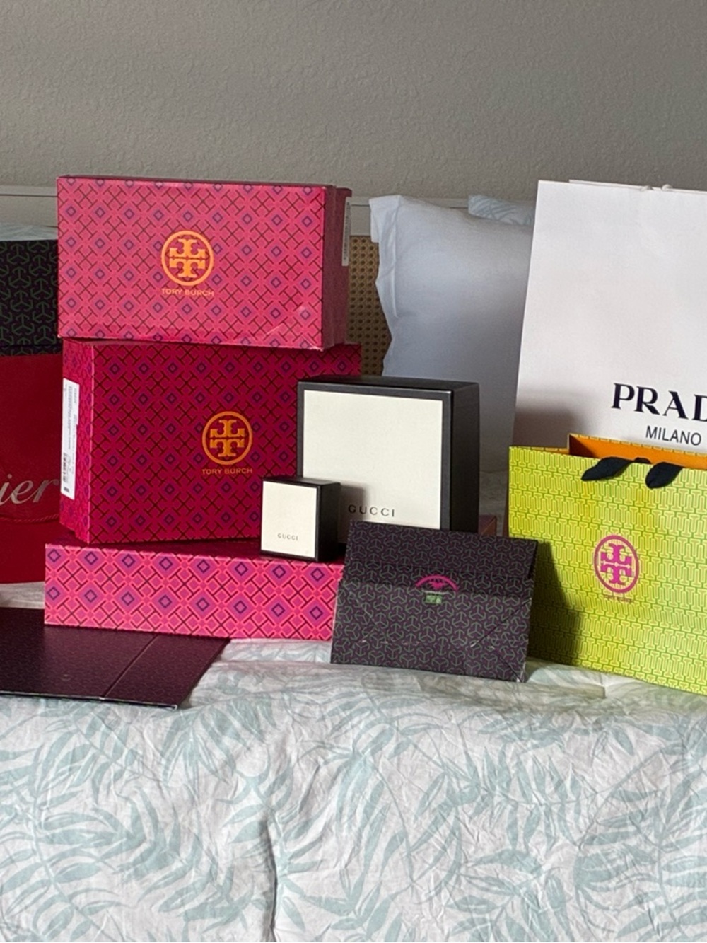 Designer Gift Boxes with Pink and Lime Accents